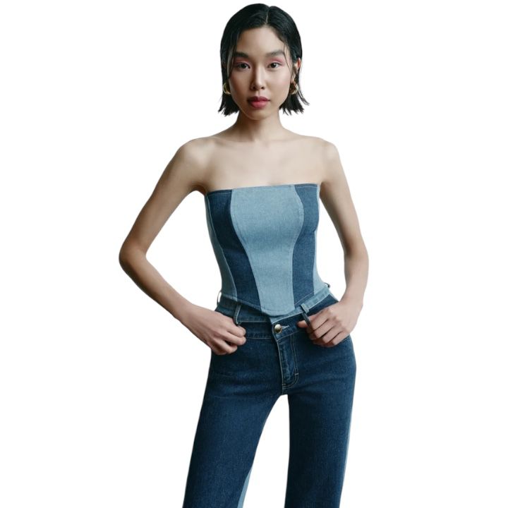 Rio Denim Corse Top